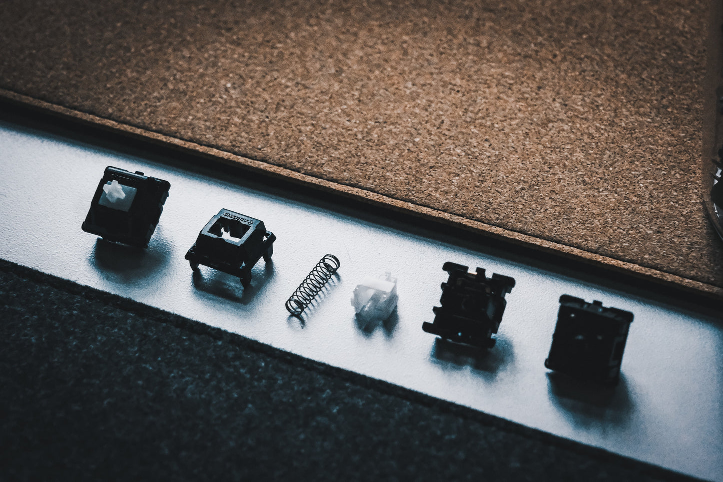 Custom Modded Cherry MX Ergo Clear Switches