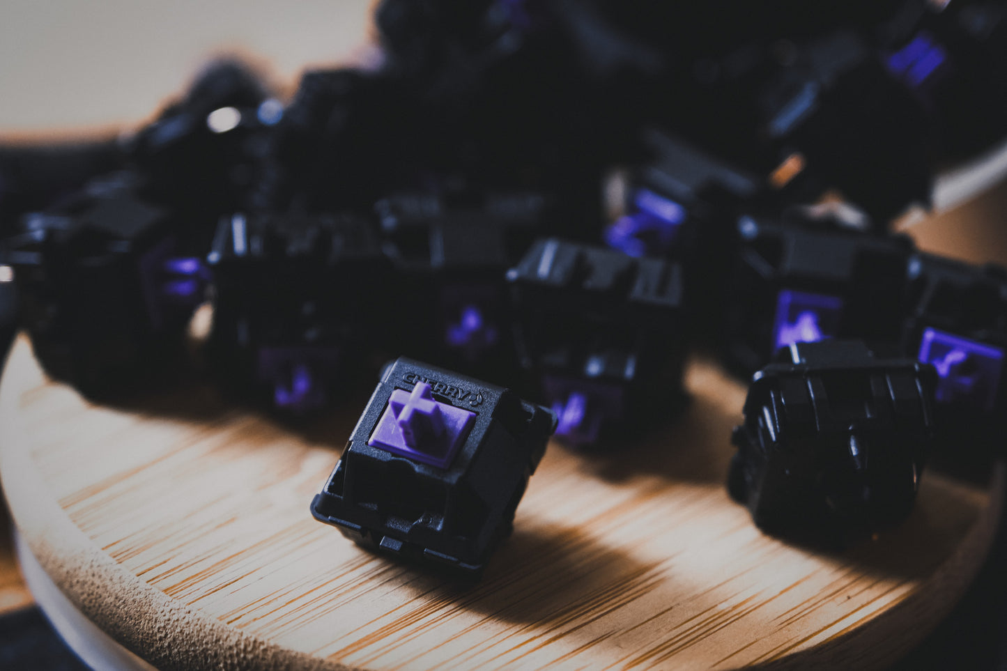 Custom Modded Cherry MX Purple Switches